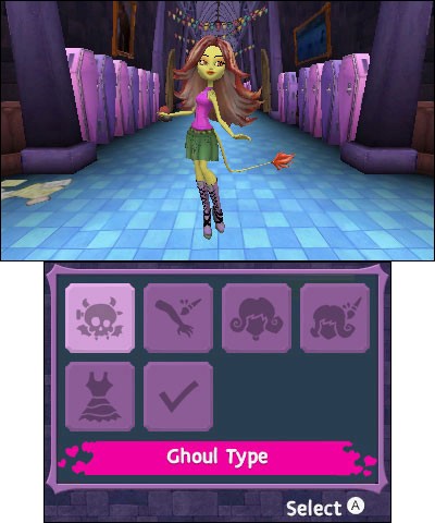 HonestGamers - Monster High: New Ghoul in School (3DS)