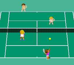 World Court Tennis (TurboGrafx-16) screenshot