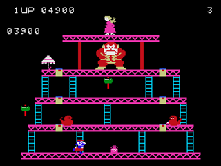 Donkey Kong (Colecovision) screenshot